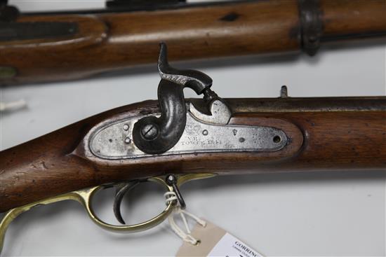 A Victorian percussion cavalry carbine,